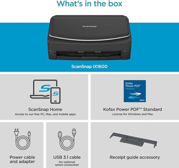 ScanSnap iX1600 Wireless or USB - Image 2