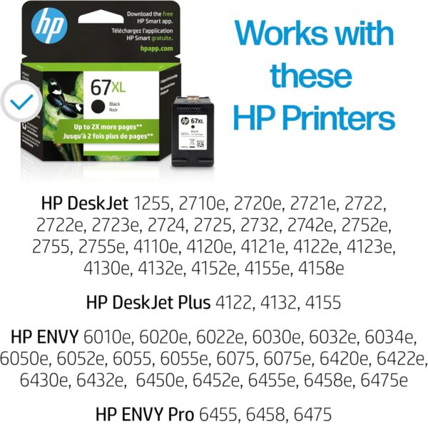 HP 67XL Black High-yield Ink Cartridge - Image 3