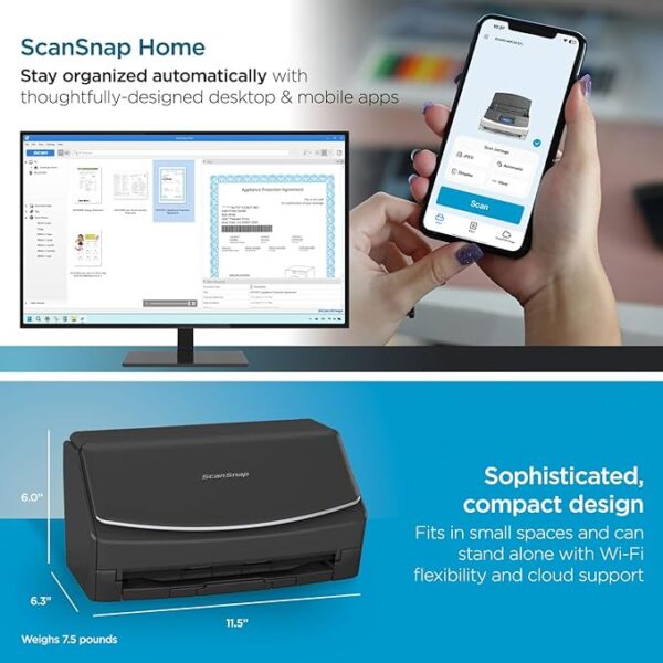 ScanSnap iX1600 Wireless or USB - Image 4