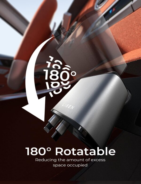 LISEN Retractable Car Charger - Image 5