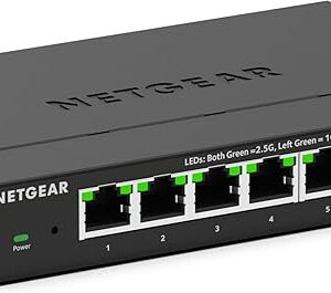 NETGEAR 8-Port 2.5GB Switch - Multi-Gigabit Ethernet Unmanaged Essentials Network Switch