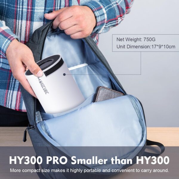 HY300PRO Mini Projector with WiFi and Bluetooth - Image 8