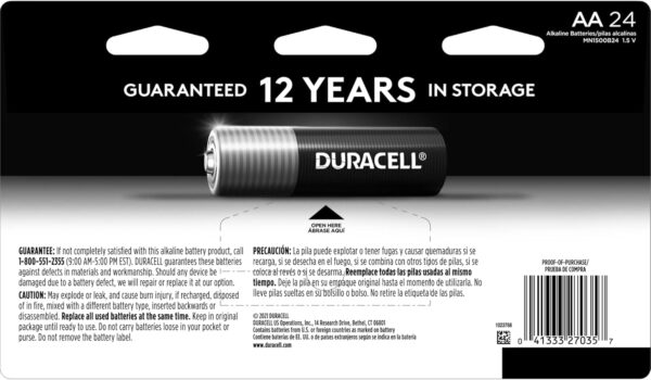 Duracell Coppertop AA Batteries with Power Boost Ingredients - Image 3